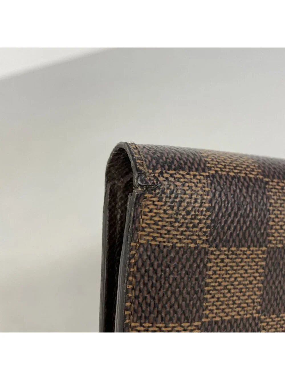 Louis Vuitton Wallet Damier Portefeuille Marco Ebene